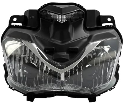 LinQianBhD Faros Delanteros Para Kawasaki Para Z900 Para Z 900 2017 2018 2019 Conjunto Lámpara Faro Delantero Motocicleta Lente Transparente