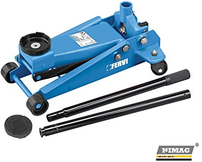 Fervi Sollevatore Cric Idraulico a Carrello Portata 3000 kg 3 TON C038/30