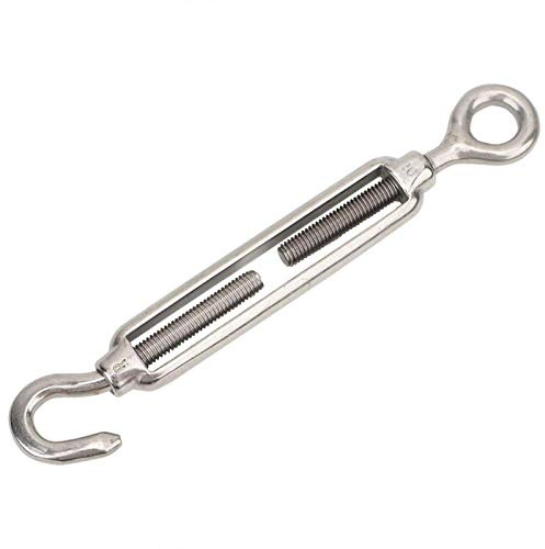 Eye Hook Turnbuckle, M4/M5/M6/M8/M10/M12/M16/M20 Turnbuckle, for Boads Chain Rigging Hook(M10)