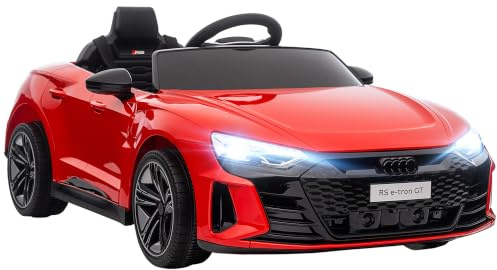HOMCOM Voiture Électrique Enfant 12 V Télécommande Parentale Rouge