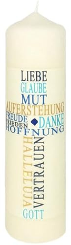 Kopschitz Kerzen Osterkerze Liebe, Glaube, Mut… 220 x Ø 60 mm