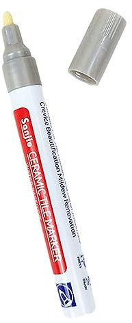 VALINK Tiles Grout Pen, Grout Pen for Tiles, Grout Restorer Marker Repair Pens, Waterproof Anti Mould Tile Paint Markers for Bathroom Kitchens Silver