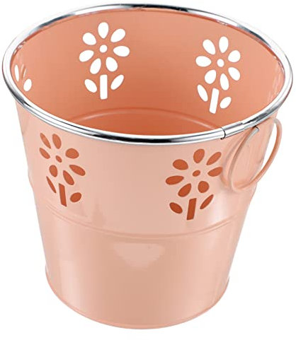 KITANDOVE Metalleimer Für Partys Vintage-blumentopf Eisen-blumentopf Mit Griff Dekorativer Blumeneimer Für Die Inneneinrichtung
