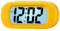 Plumeet Reloj Despertador Digital LCD Viaje, con Gran Pantalla, Fácil de Configurar, con Snooze y luz de Noche, Alarma con Sonido Ascendente y portátil, el Regalo Ideal para niños (Amarillo)