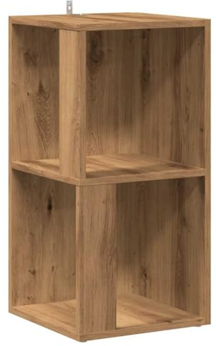 vidaXL Eckregal Artisan-Eiche 33x33x67 cm Holzwerkstoff