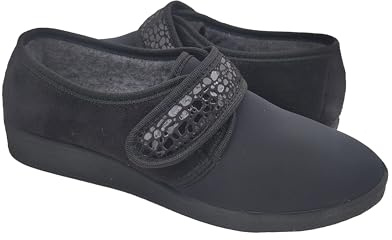 Antica Pantofoleria Scarpe Sanitarie Donna Invernali/Estive, Ciabatte Ortopediche Chiuse con Strappo