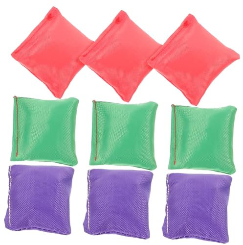 Happyyami 9stücke Spielzeug Für Junge Mädchen Outdoor Wurfspiele Sitzsack-Spielzeug Interaktives Sitzsack-Spielzeug Für Junge Mädchen Tragbares Spielzeug Für Familie Und Party