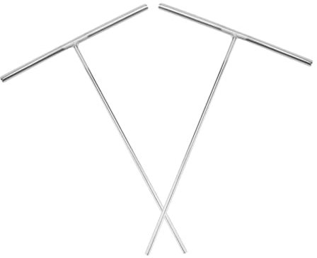 Cabilock 2piezas Herramientas De Acero Inoxidable Para Panqueques Raspador Forma De t Para Crepes Esparcidor De Crepes Inoxidable Utensilios Antiadherentes Para Hornear y Cocinar Casa