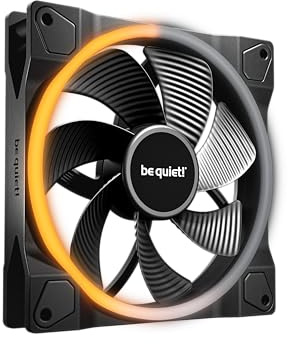 be quiet! Light Wings 140mm PWM Reverse Black fan, silence-optimized and reversed fan blades, high airflow, ideal as side or bottom intake, ARGB lighting, 20 LEDs, very quiet operation BL134