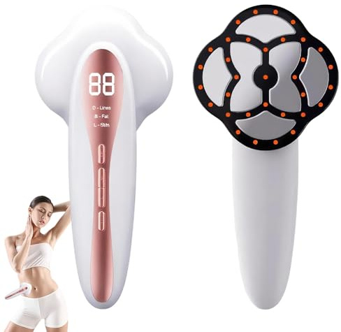 Mineup Cellulite Massage, Anti Massager Hand Massager with 6 Massage Heads, 15 Adjustable Levels Lipedema Massage Device for Abdomen, Waist, Arms, Legs, Christmas Gifts