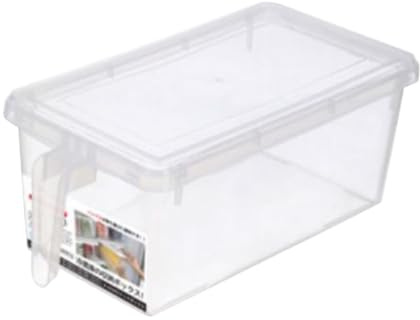 Baxnore Organizzatore di frigorifero bidoni dei contenitori per la conservazione degli alimenti con coperchio ermetico 5L di organizzatori di cucine in plastica per frutta frigo per
