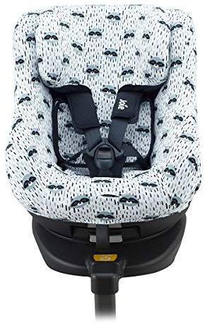JYOKO Kids Funda de algodón Compatible con Joie Spin 360 y Nuna Rebl (Raccoon)