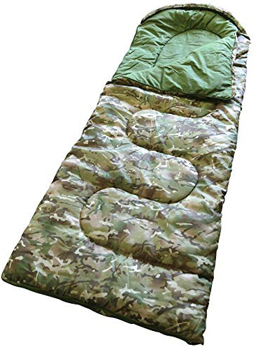 Kids Boys Childrens Army Combat Military Travel Camping Sleeping Bag BTP Camo