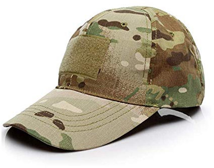 Baseball Cap Camo,Tactical Hat Unisex Army Military Camouflage Cap Men Women Multicam Style Caps for Hunting Fishing Camping Green