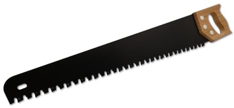 DEWEPRO Profi Porenbetonsäge mit Holzgriff und 33 Zähnen - davon 17 Zähne mit Hartmetall (Widia) bestückt