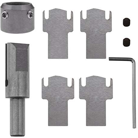 OTOTEC Multifunzione Anello In Legno Punta Da Trapano Lama Utensile Kit Acciaio Ad Alta Velocità Anello Spesso In Legno Con Chiave Per Anelli In Legno Fai Da Te Gioielli Artigianato