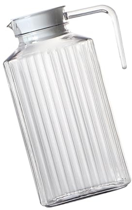 FytStycale Jarra de Agua de Acrílico con Diseño Elegante, 2L
