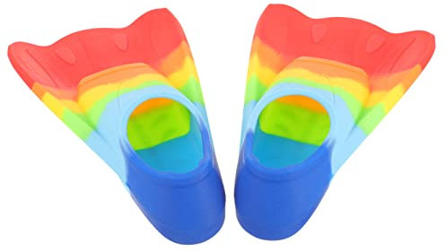 BESPORTBLE Schwimmflossen Für Junge Mädchen Aus Silikon Tauchflossen Zum Schnorcheln Und Schwimmen Offene Zehen Für Komfort Für Schwimm Und Schnorcheltraining