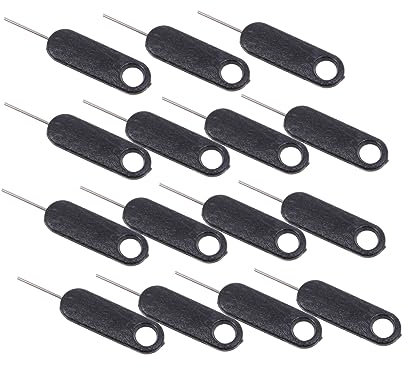 HOMSFOU 15piezas Agujas Sim para Extracción De Bandeja Herramienta De Pasador Útil para Retirar Tarjeta Sim Teléfonos Móviles