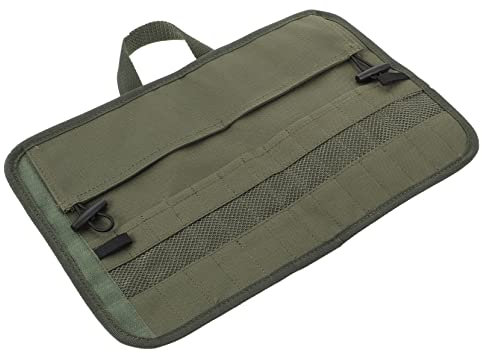 MOLUCKFU Camping Bestecktasche Aus Oxford Gewebe Rollbare Utensilien Aufbewahrungstasche Mit 13 Fächern Platzsparend Für Outdoor Camping Picknick Und Grillgeschirr