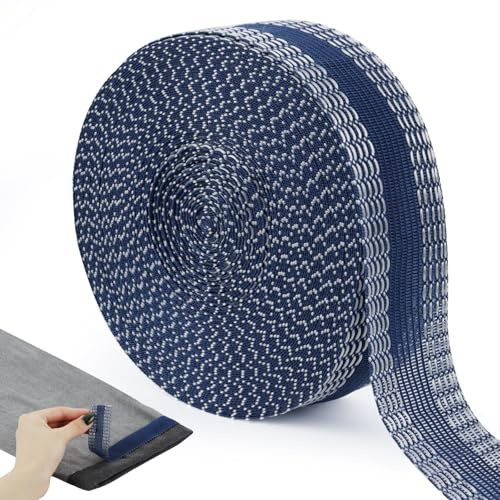 LEREATI Saumband zum Aufbügeln Waschfest 2.5cm x 10m Bügelband Hose Kürzen Ohne Nähen, Bügelsaumband zum Gardinen, Hosen, Kleidung, Stoffe (Blau)