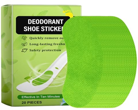 Humkopnl Smelly Shoes Luktborttagare | 20 st andningsbara klistermärken, andningsbara skodeodorant klistermärken, för sneakers stövlar tofflor eliminerar dålig lukt