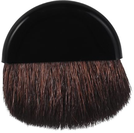 TEHAUX Brocha para Rubor Pequeña y Portátil de Nylon y Plástico, Tacto Delicado, Multifuncional para Maquillaje Diario y Viaje, Adecuado para Mujeres