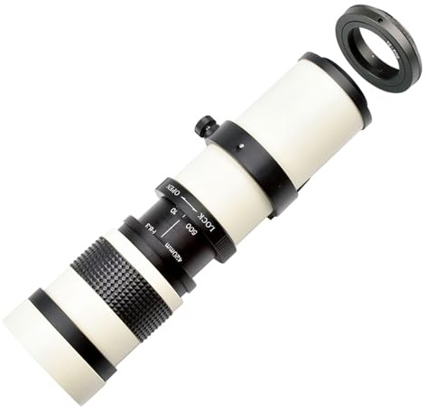 Kamera super teleobjektiv F / 8,3-16 420-800 mm för T-montering för EMount DSLR-kameror 80D 70D 60Da 7D 5D T7i T7s SL1 teleobjektiv emount