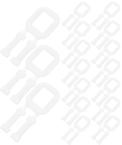 Toyvian 100pièces Poignées de Transport Antidérapantes Pp Transparent pour Cartons de Déménagement et Boîtes Expédition Accessoires de Remplacement Résistants et Faciles à Installer