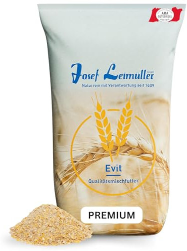 Leimüller Legehennenfutter Premium 25 kg - Legemehl Alleinfutter für Legehennen und Hühner - Fördert die Legeleistung & Eierqualität - AMA-Gütesiegel und 100% Gentechnikfrei
