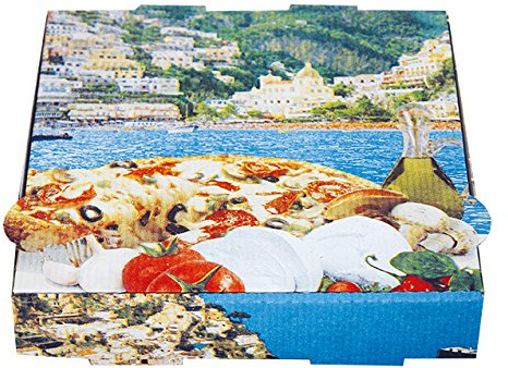 100 Pizzakartons • Pizzaschachtel • Pizzaboxen • Pizzaverpackung • 30 x 30 x 4,2 cm • Model: New York, Kraft