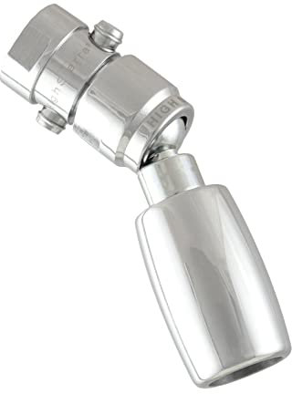 High Sierra Showerheads® - Solid Metal 2.0 GPM High-Flow Shower Head with Pressure Control Valve that Shuts It Off to Just a Trickle - Chrome
