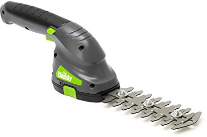 The Handy THGSS 3.6v Cordless Hand Shears with Shrub Cutter and Lawn Edger Attachments - 2 Year Guarantee