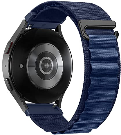 ZZMY Uhrenarmband 20mm Nylon für Samsung Galaxy Watch 7/6/5/4/FE 40mm 44mm/6 Classic 43 47mm/5 pro 45mm/4 classic 42mm 46mm Stoffarmband, Alpine Loop Sport Ersatzarmband für Damen Herren