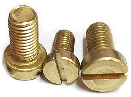 5-100 pièces M2 M2.5 M3 M4 M5 M6 M8 vis à tête cylindrique fendue en laiton DIN84 vis en laiton boulon en laiton GB65 (Color : M4x30 (20pcs))