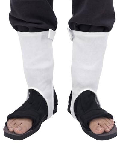 Ninja Gamaschen | Asiatisch Beinstulpen | Weiß