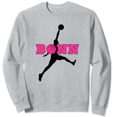 Bonn Basketball Fan Support Rheinland Stadion pink Sweatshirt