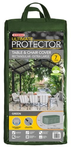 Bosmere Ultimate Protector Rectangular Patio Set Cover 8-10 Seat Green U537G