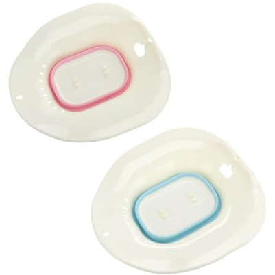 IWOWHERO 2sätze Toilettensitz Sitzbad Waschbecken Für Wochenbettpflege Hockfreies Sitzwaschbecken Mit Rutschfester Oberfläche Platzsparend Verstaubar