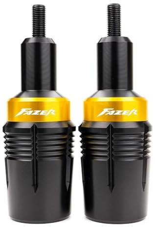 Aluminium Fallender Crash-Schutz Motorradzubehör Sturzpads Absturzsicherung Crash Protektoren FAZER Für Yamaha FAZER FZ1 FZ6 FZ8 FZ 1 FZ 6 FZ 8(Yellow)