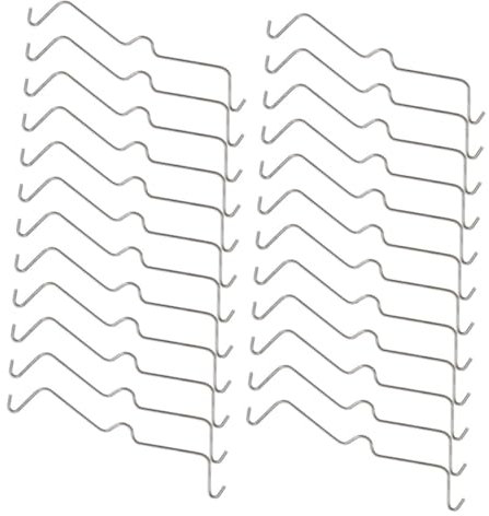 COSMEVIVI 60 Stück Hardware Haken, Pegboard Clip, Pegboard Haken, Pegboard Haken Clips, Pegboard Schraubendreherhalter, Garagenzubehör, Peg Haken Für Pegboard, Pegboard Haken Zubehör,