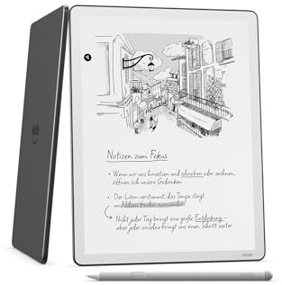 Amazon Kindle Scribe 64 GB (neueste Generation) – 11-Zoll-Display mit Frontlicht – Dünner, leichter, schneller – Schreibe im integrierten Notizbuch, in Dokumenten und Büchern
