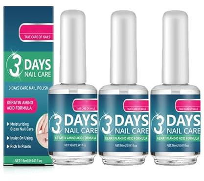 3 Days Nail Care, trattamento fungino per unghie, 16 ml, trattamento fungini per unghie dei piedi, extra forte (3 pezzi)