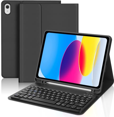 WAVATA Coque Clavier pour iPad A16 11 11 Ème 2025/iPad 10 10.9 2022