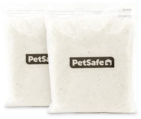 PetSafe ScoopFree Premium Crystal Cat Litter - Outperforms Clay Litter - Refill Packs - Reusable Tray Compatible - Fragrance Free - 4.3 lb Bags - 2 Pack
