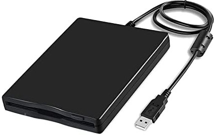 Gugxiom 3.5 USB Floppy Disk Reader, Portable External Floppy Disk Drive, USB Floppy Drive, for PC 10/7 VISTA/8 / XP/ME / 2000 / SE / 98, for Laptop and Desktop Computer