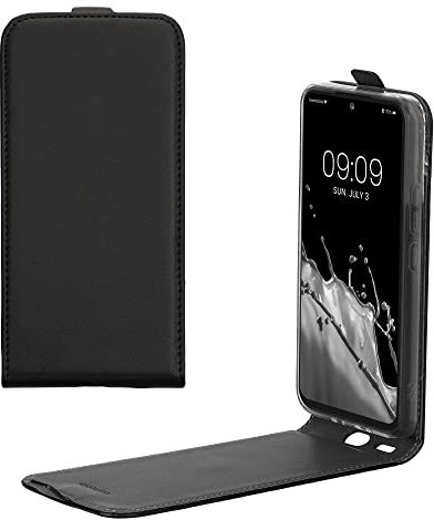 kwmobile Schutzhülle kompatibel mit Samsung Galaxy A54 5G - Hülle Handy - Flip Case Handyhülle Schwarz