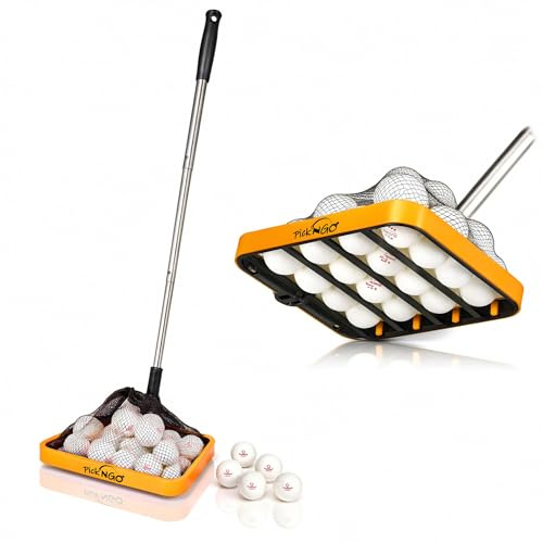 PICK 'N GO Ball Picker - Rapid and Efficient Ping Pong Retrieval Tool for Table Tennis and Ping Pong - Safe and Easy to Use Table Tennis Accessory for Players and Coaches