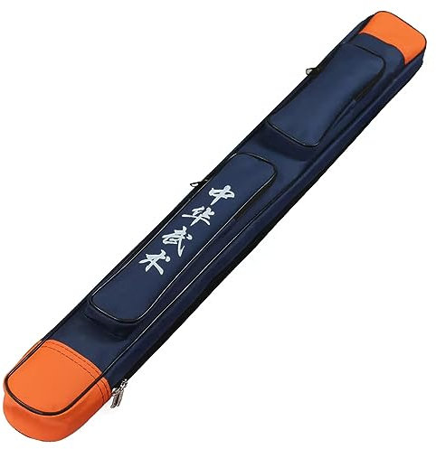 Miuxe Tai Chi Schwert Tragetasche, Universal Canvas Schwerttasche, Doppelschwerttasche, Kampfsport Waffentasche Umhängetasche Kung Fu Tasche Geeignet für Tai Chi Foliensäbel Degen und Säbel
