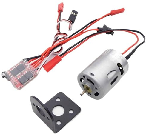 RC Boat Motor Kits 2S 4-8.4V 30A Brushed ESC Speed Controller + 380 Brush Motor + Mount Kits For RC Boat, Marine Tug, Toy Boat Model
